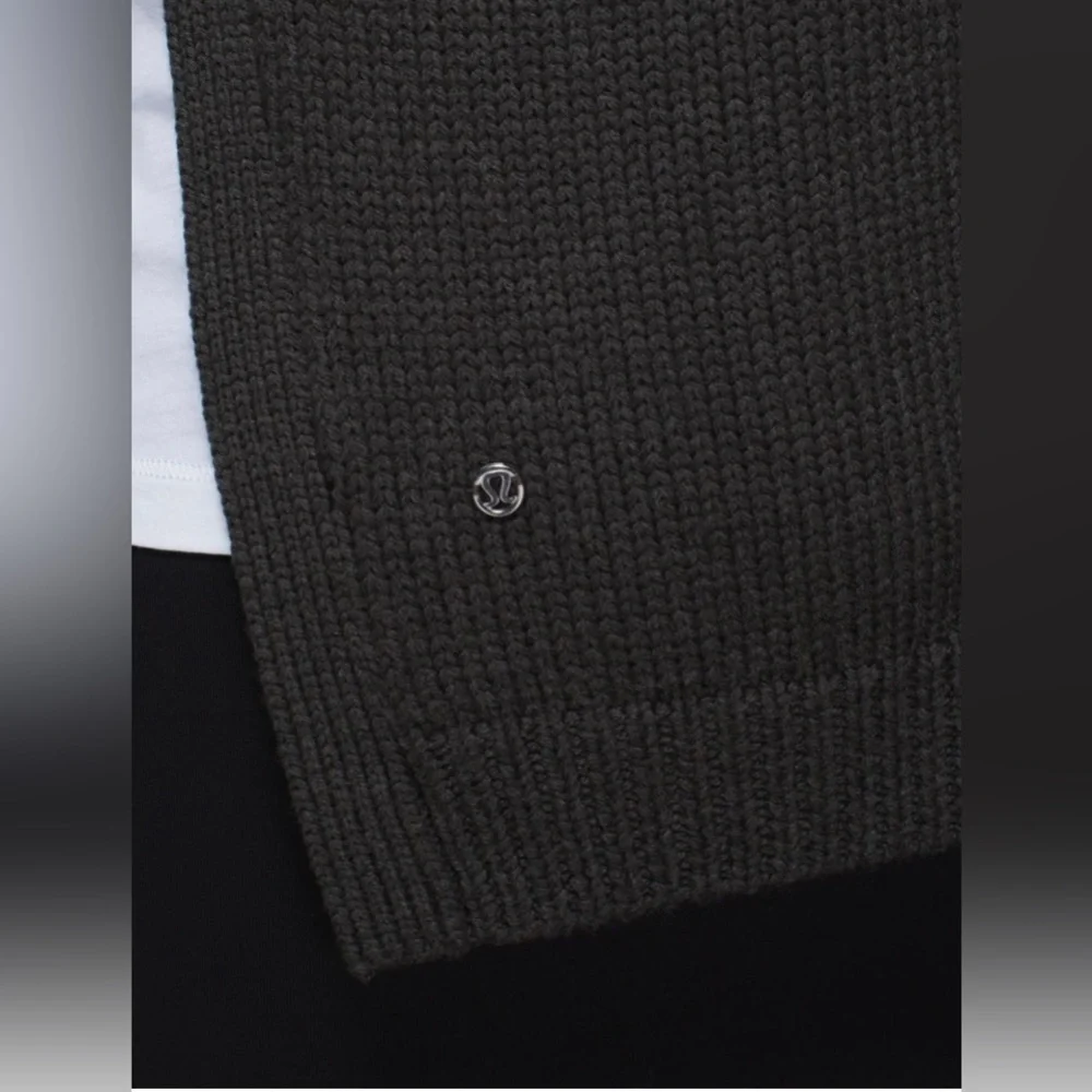 lululemon athletica Dark Charcoal Crew Neck Sweater